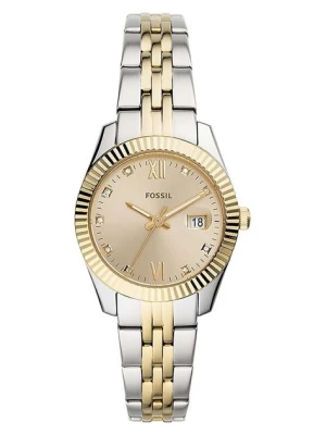 Fossil zegarek damski kolor srebrny