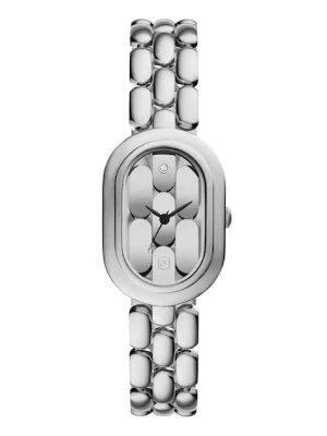 Fossil zegarek damski kolor srebrny ES5381