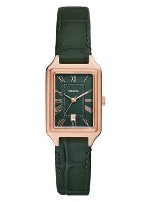 Fossil zegarek damski kolor zielony ES5366