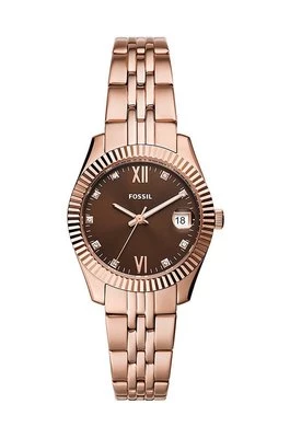 Fossil zegarek ES5324 damski kolor różowy