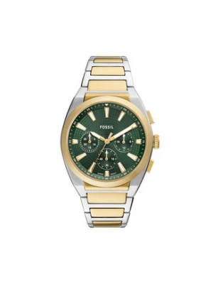 Fossil Zegarek Everett  Chronograph FS6106 Złoty