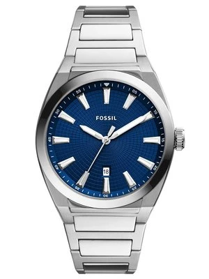 Fossil zegarek Everett męski kolor srebrny FS5822