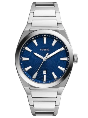 Fossil zegarek Everett męski kolor srebrny FS5822