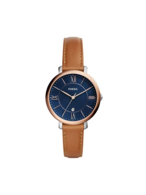 Fossil Zegarek Jacqueline ES4274 Brązowy