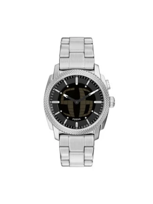 Fossil Zegarek Machine Big Tic FS6155 Srebrny