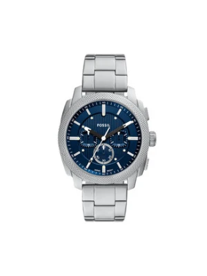 Fossil Zegarek Machine Chronograph FS6096 Srebrny