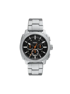 Fossil Zegarek Machine FS6095 Srebrny