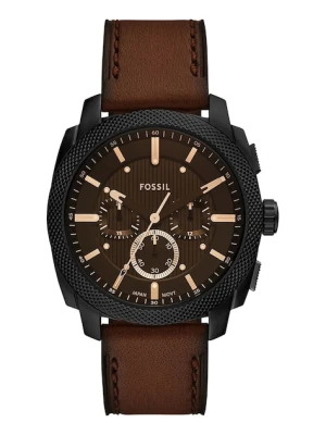 Fossil zegarek MACHINE męski kolor brązowy FS6101