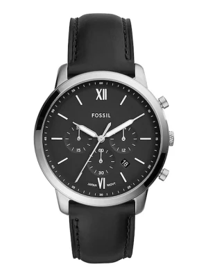 Fossil zegarek męski kolor czarny FS5452