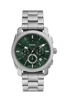 Fossil zegarek męski kolor srebrny FS6079