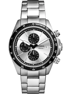 Fossil zegarek męski kolor srebrny FS6124