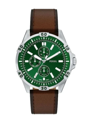Fossil zegarek męski kolor srebrny FS6147