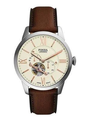 Fossil zegarek męski kolor srebrny ME3266