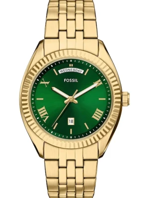 Fossil zegarek męski kolor złoty FS6142