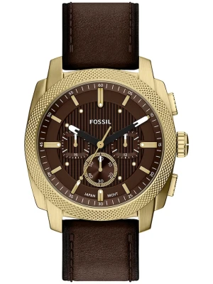 Fossil zegarek męski Machine brązowy