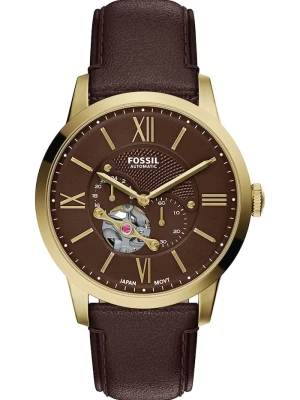 Fossil zegarek męski Townsman brązowy