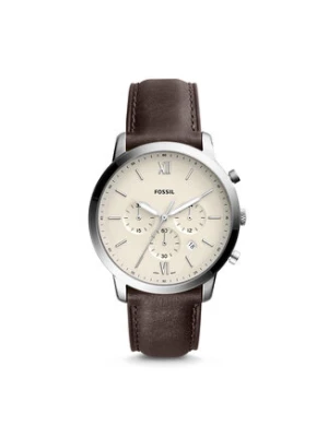 Fossil Zegarek Neutra Chrono FS5380 Brązowy