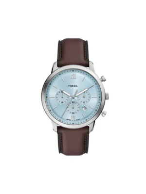 Fossil Zegarek Neutra Chronograph FS6109 Brązowy
