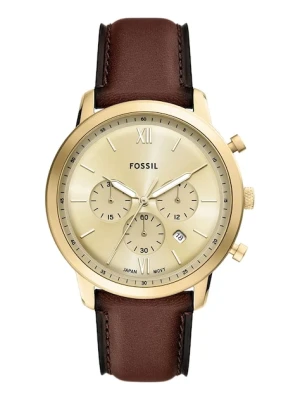 Fossil zegarek NEUTRA męski kolor złoty FS6113