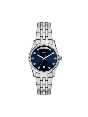 Fossil Zegarek Scarlette ES5457 Srebrny