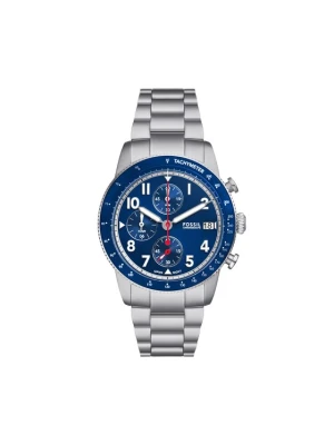 Fossil Zegarek Sport Tourer FS6047 Srebrny