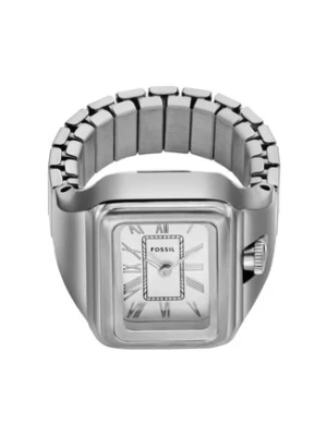 Fossil Zegarek Watch Ring ES5344 Srebrny