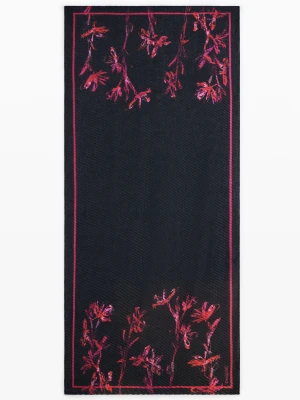 Foulard w orchidee w żywych kolorach Desigual