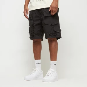 FR UTILITY CARGO SHORTS BLACK, marki First RowApparel, w kolorze Czarny, rozmiar