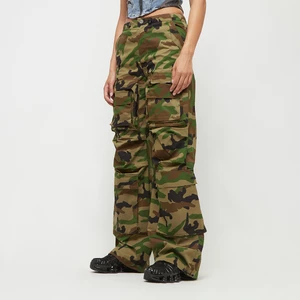 FR WIDE CARGO PANTS WMN, marki First RowApparel, w kolorze Zielony, rozmiar