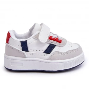 FR1 Klasyczne Dziecięce Buty Sportowe Biało-Czerwone Marlin białe