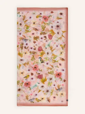 Fraas Szalik Z Jedwabiem rosa