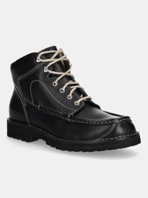 Fracap buty skórzane Explorer W170 męskie kolor czarny MAGNIFICO.W170.EXPLORER