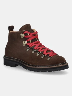 Fracap buty zamszowe Magnifico M120 Roc męskie kolor brązowy MAGNIFICO.M120.ROC