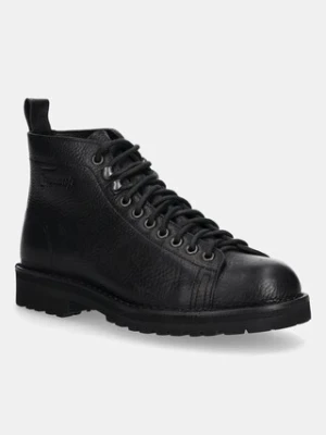 Fracap półbuty skórzane Monkey R200 kolor czarny MAGNIFICO.R200.MONKEY