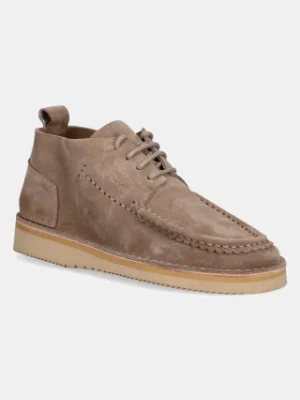 Fracap półbuty skórzane Shoes kolor beżowy H146