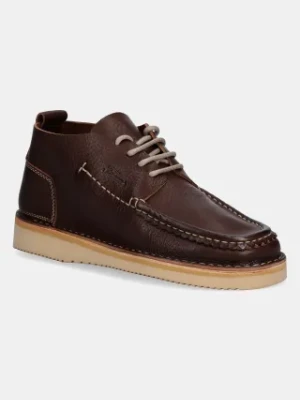 Fracap półbuty skórzane Shoes kolor brązowy H146