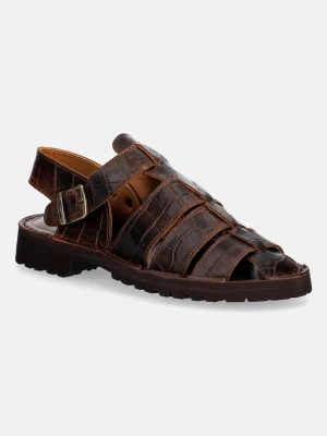Fracap sandały damskie skórzane