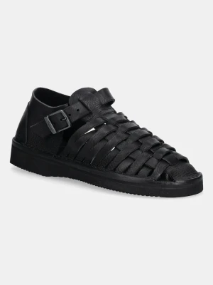 Fracap sandały skórzane Sandals czarny