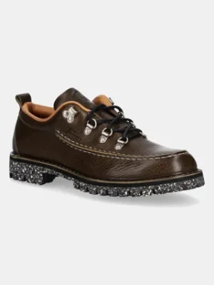 Fracap sneakersy skórzane Shoes męskie kolor zielony M61