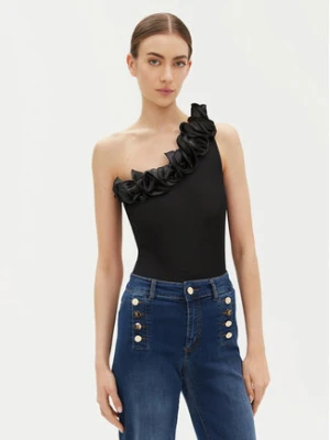 Fracomina Bluzka FR25ST2018J46301 Czarny Regular Fit