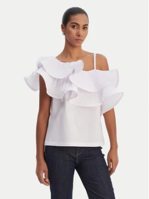 Fracomina Bluzka FR26ST2004W697F9 Biały Regular Fit