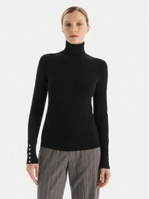 Fracomina Golf FR25WT7001K42101 Czarny Regular Fit