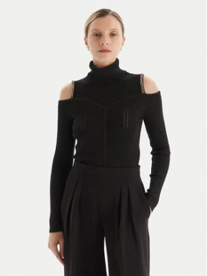 Fracomina Golf FS25WT7020K559Q7 Czarny Slim Fit