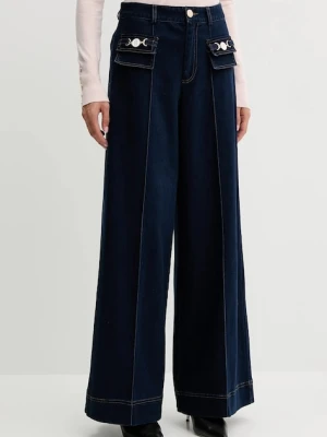 Fracomina jeansy damskie kolor niebieski FS25WV3004W78201