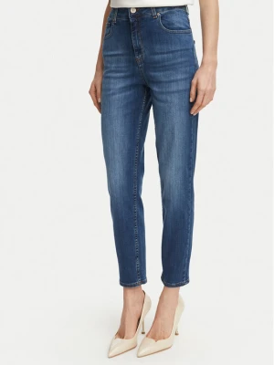 Fracomina Jeansy FP26WVD005D46002 Granatowy Mom Fit