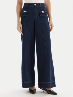 Fracomina Jeansy FS25WV3004W78201 Granatowy Wide Leg