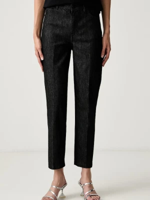 Fracomina jeansy regular damskie czarny