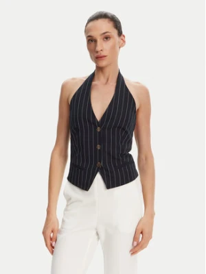 Fracomina Kamizelka FR25SJ5002W761D4 Granatowy Slim Fit