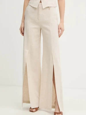 Fracomina spodnie z dodatkiem lnu