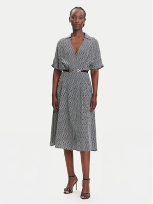 Fracomina Sukienka codzienna FR25SD2012W413O9 Czarny Regular Fit